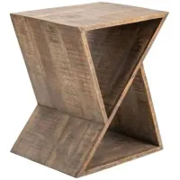 Crestview Collection Bengal Manor Hensley Brown Side Table