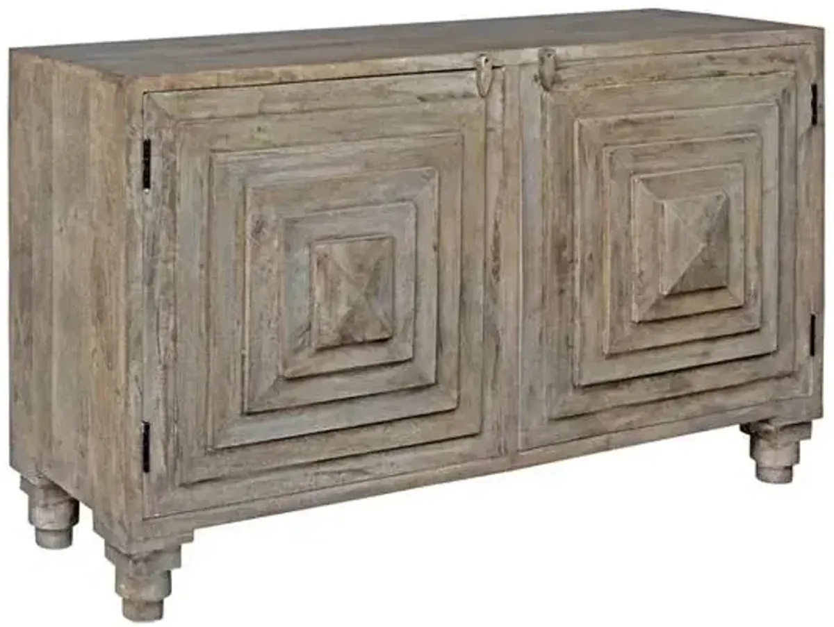 Crestview Collection Bengal Manor Mango Wood Cabinet