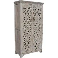 Crestview Collection Bengal Manor Mango Wood Tall Cabinet