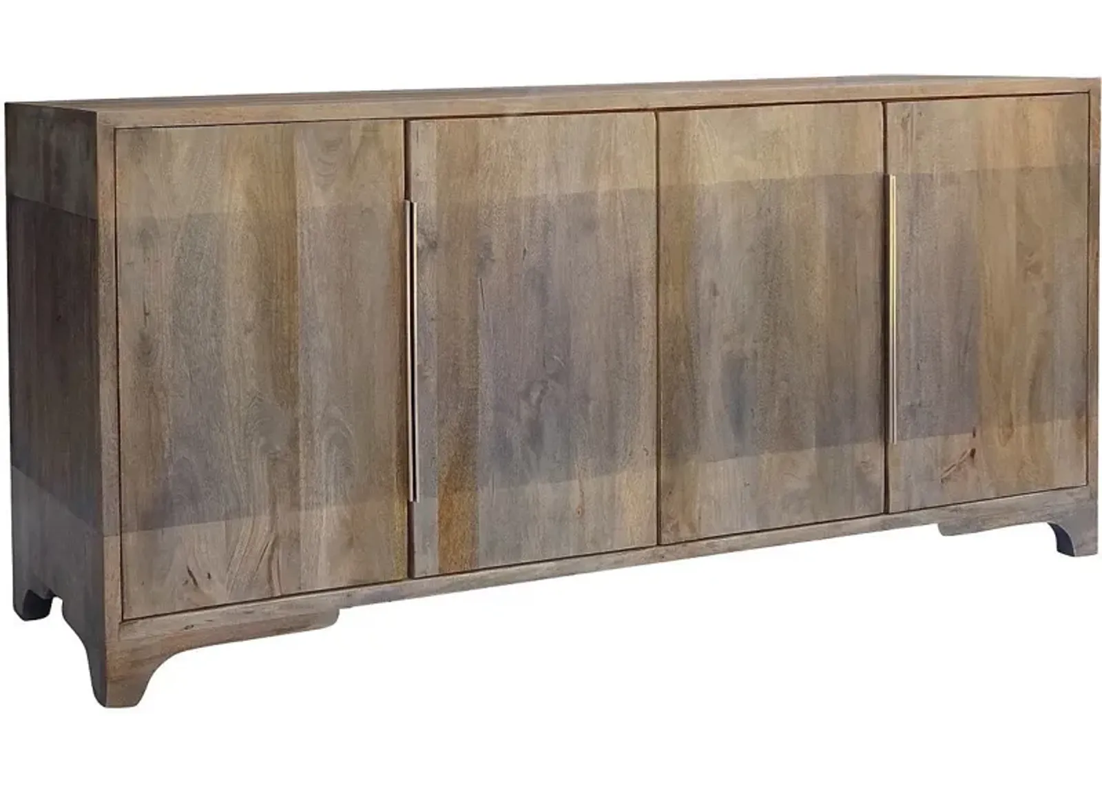 Crestview Collection Bengal Manor 2 Tone Grey Mango Wood Sideboard