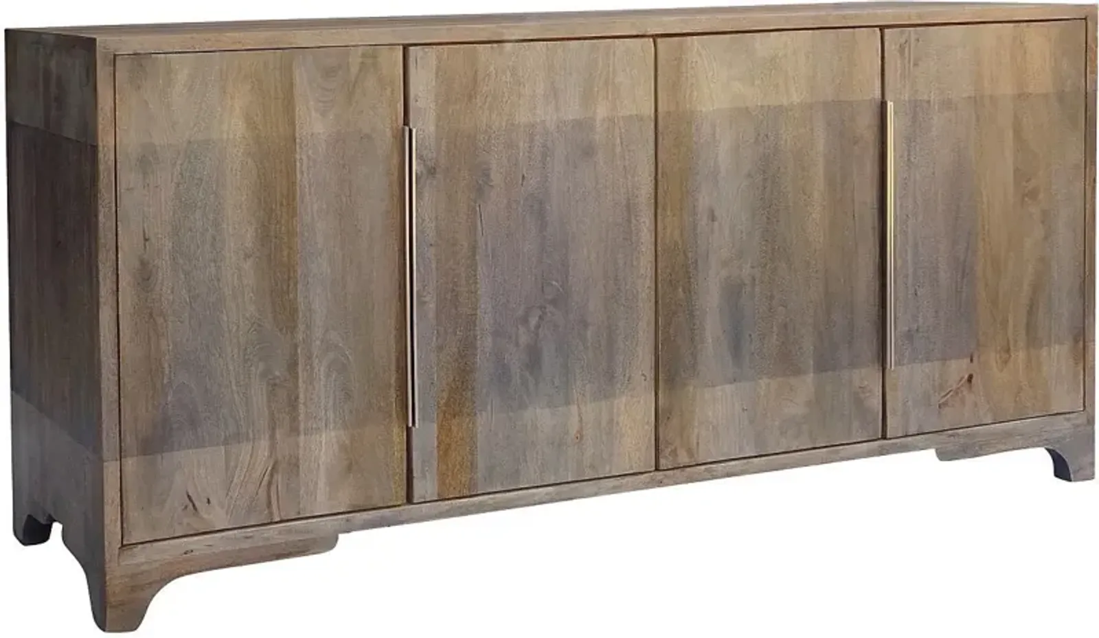 Crestview Collection Bengal Manor 2 Tone Grey Mango Wood Sideboard