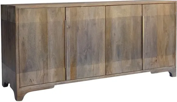Crestview Collection Bengal Manor 2 Tone Grey Mango Wood Sideboard