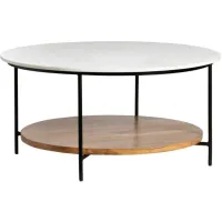 Crestview Collection Brewpub Polished 36" Cocktail Table