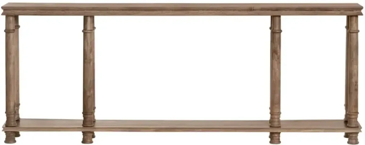 Crestview Collection Briarcliff Stained Console Table