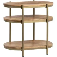 Crestview Collection Rockwell Stained End Table