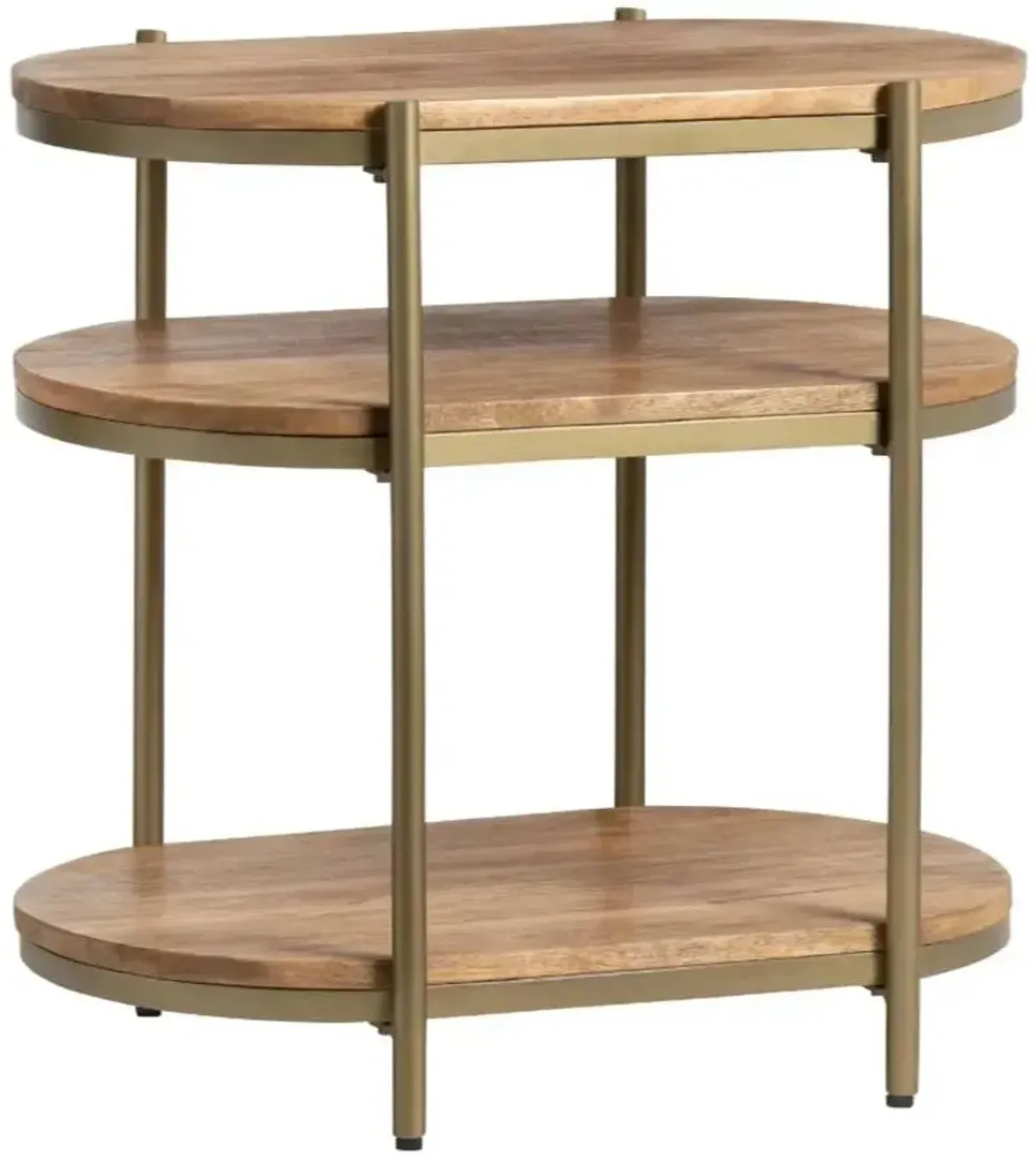 Crestview Collection Rockwell Stained End Table