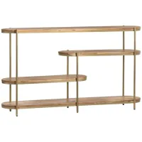 Crestview Collection Rockwell Stained Console Table