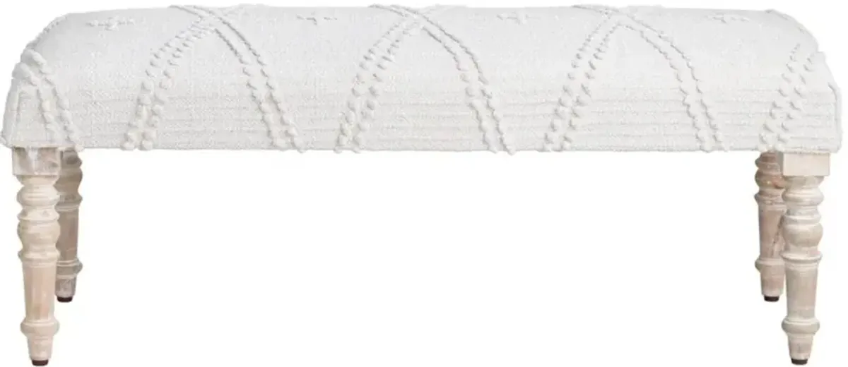 Crestview Collection South Wales Upholstered Bench