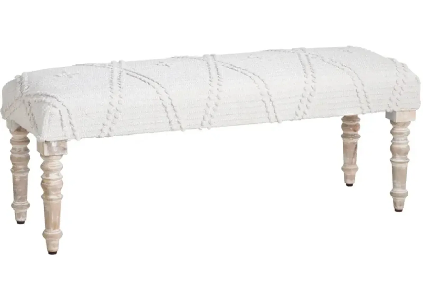 Crestview Collection South Wales Upholstered Bench