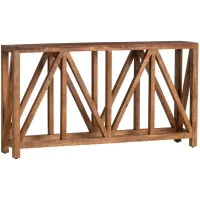 Crestview Collection Auslander Stained Console Table