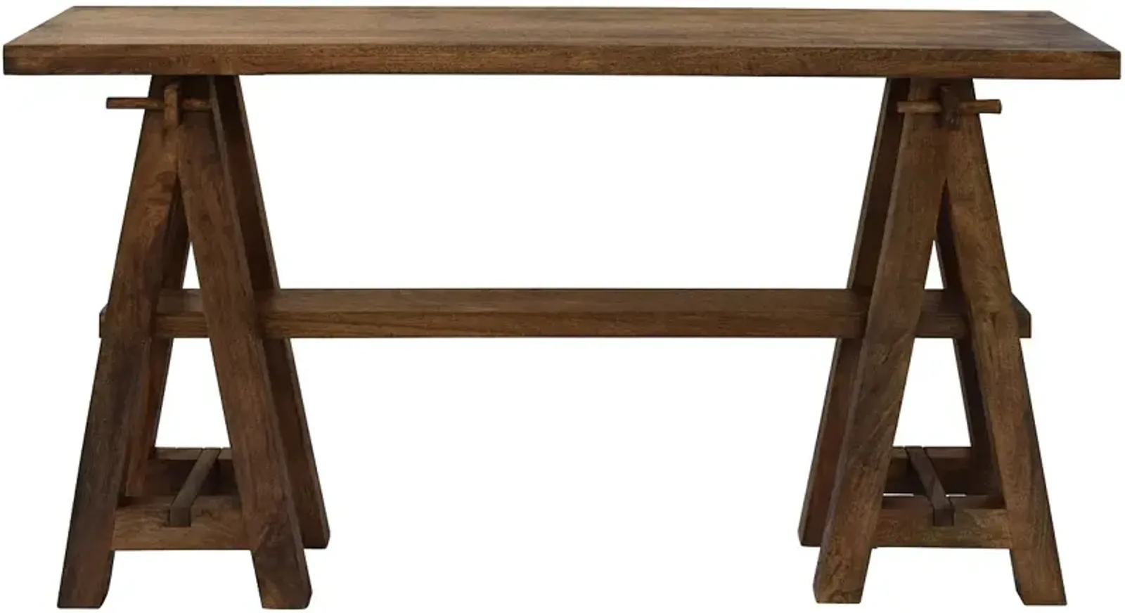 Crestview Collection Bengal Manor Landau Brown Console Table