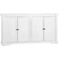 Crestview Collection Diamond Painted Sideboard