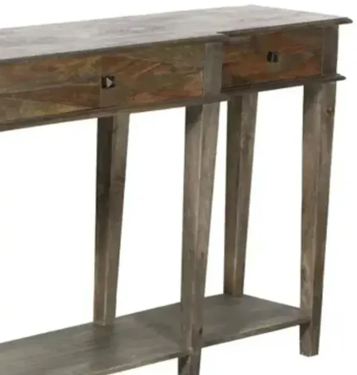 Crestview Collection Alexandria Stained Console Table