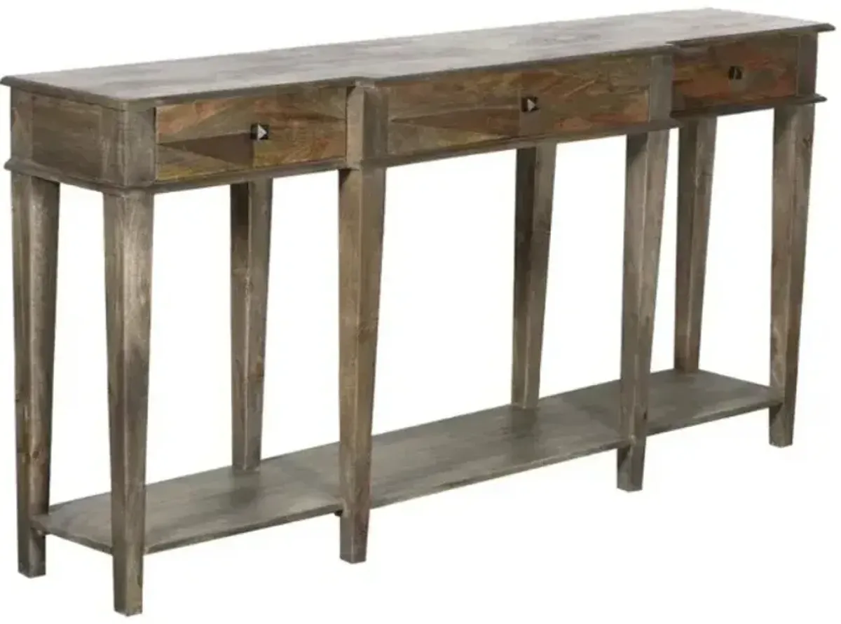 Crestview Collection Alexandria Stained Console Table