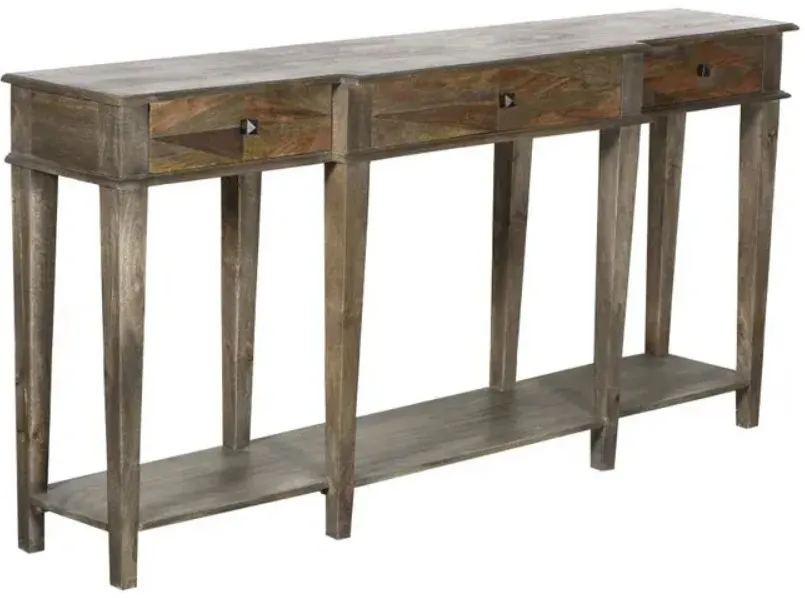 Crestview Collection Alexandria Stained Console Table