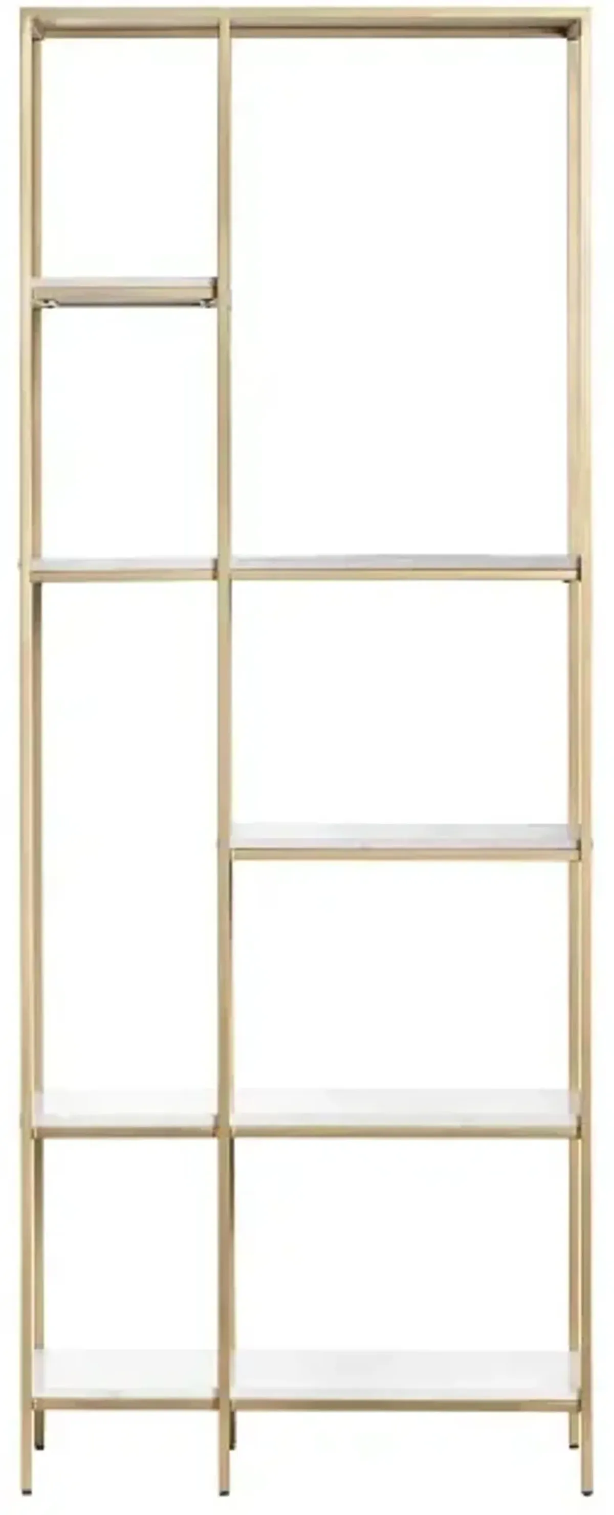 Crestview Collection Stellar Painted/Polished Etagere