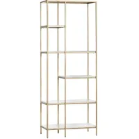 Crestview Collection Stellar Painted/Polished Etagere