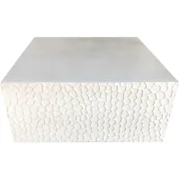 Crestview Collection Malibu White Cocktail Table
