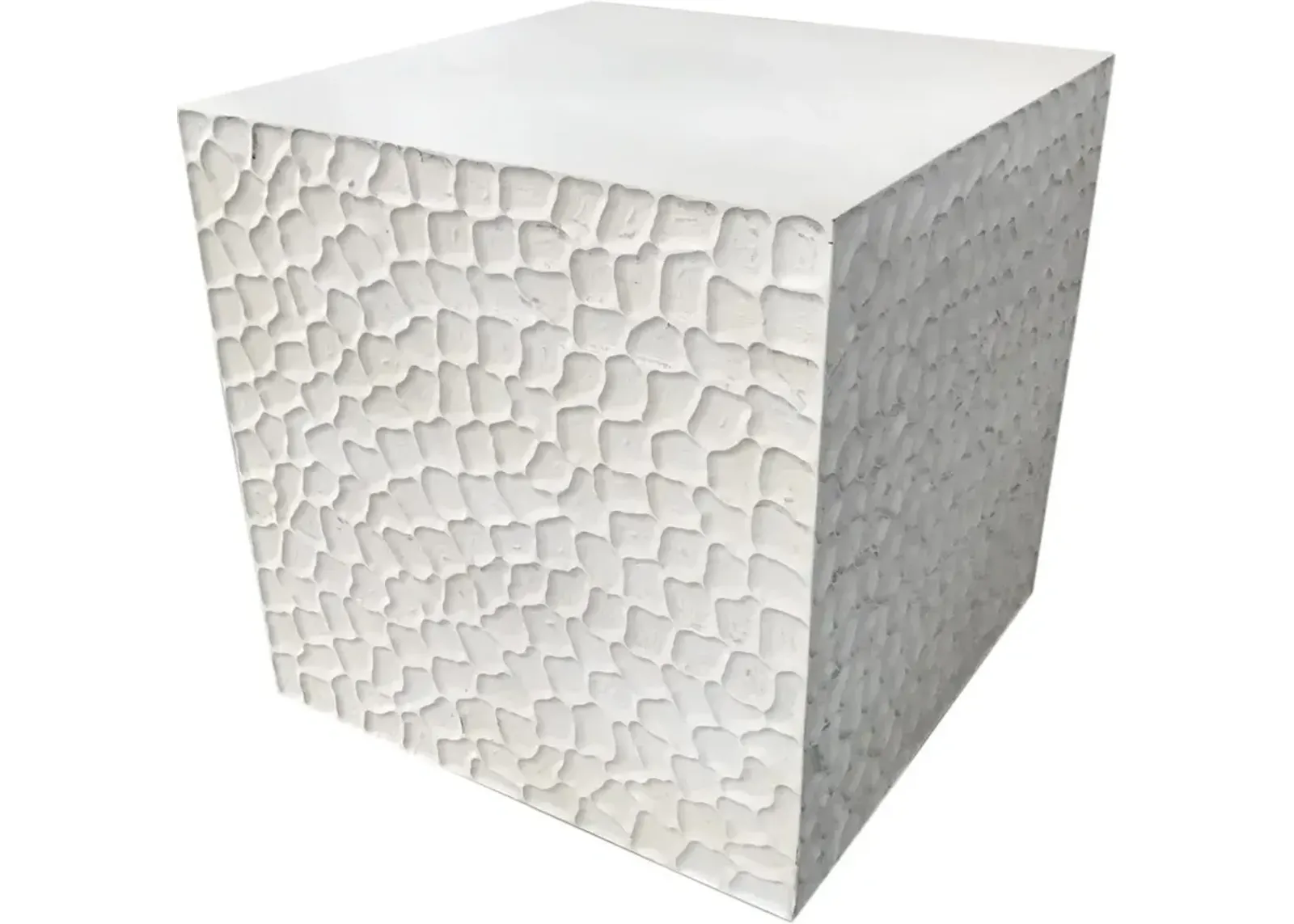 Crestview Collection Malibu White End Table