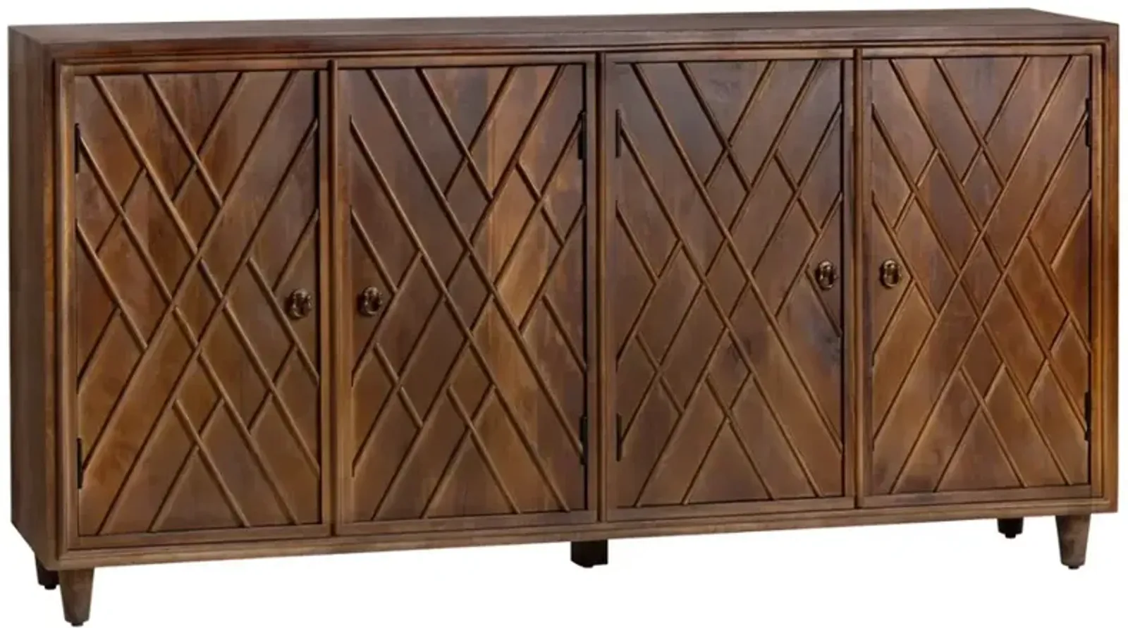 Crestview Collection Chippendale Stained Sideboard