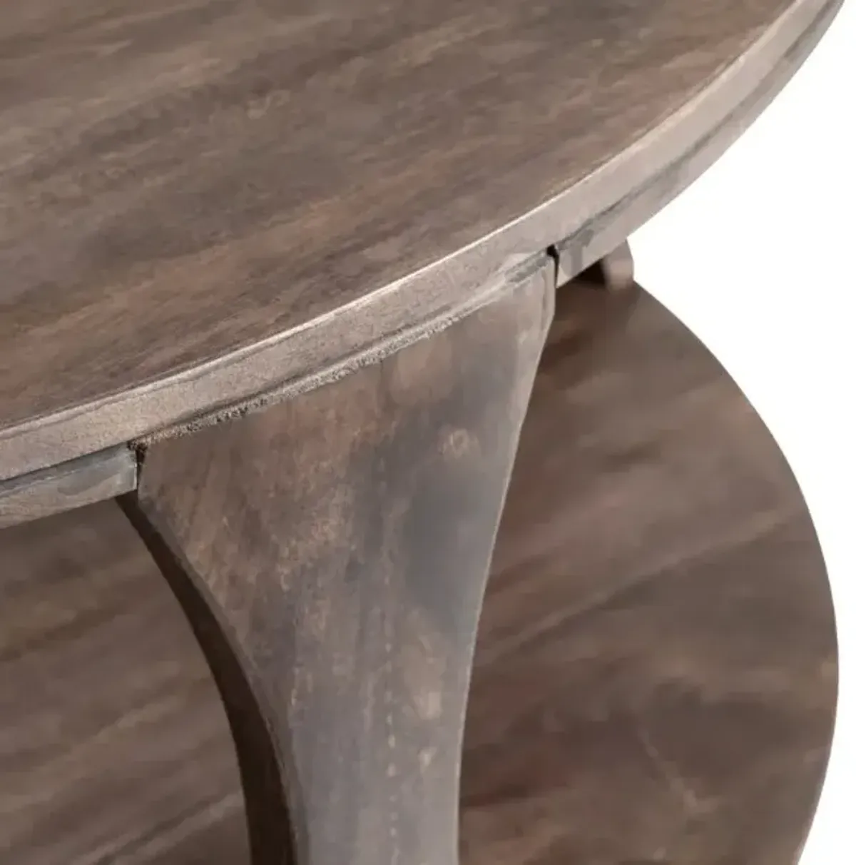 Crestview Collection Bowtie Stained Cocktail Table