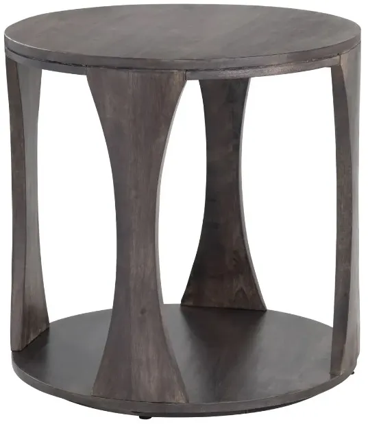 Crestview Collection Bowtie Stained End Table
