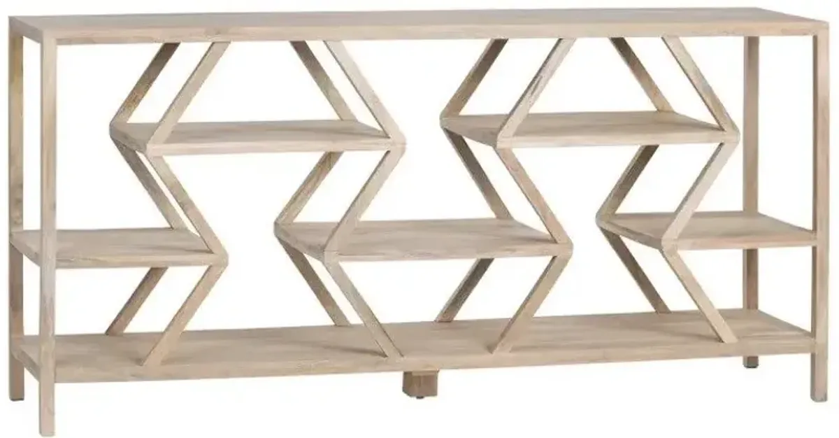 Crestview Collection Thatcher Stained Console Table