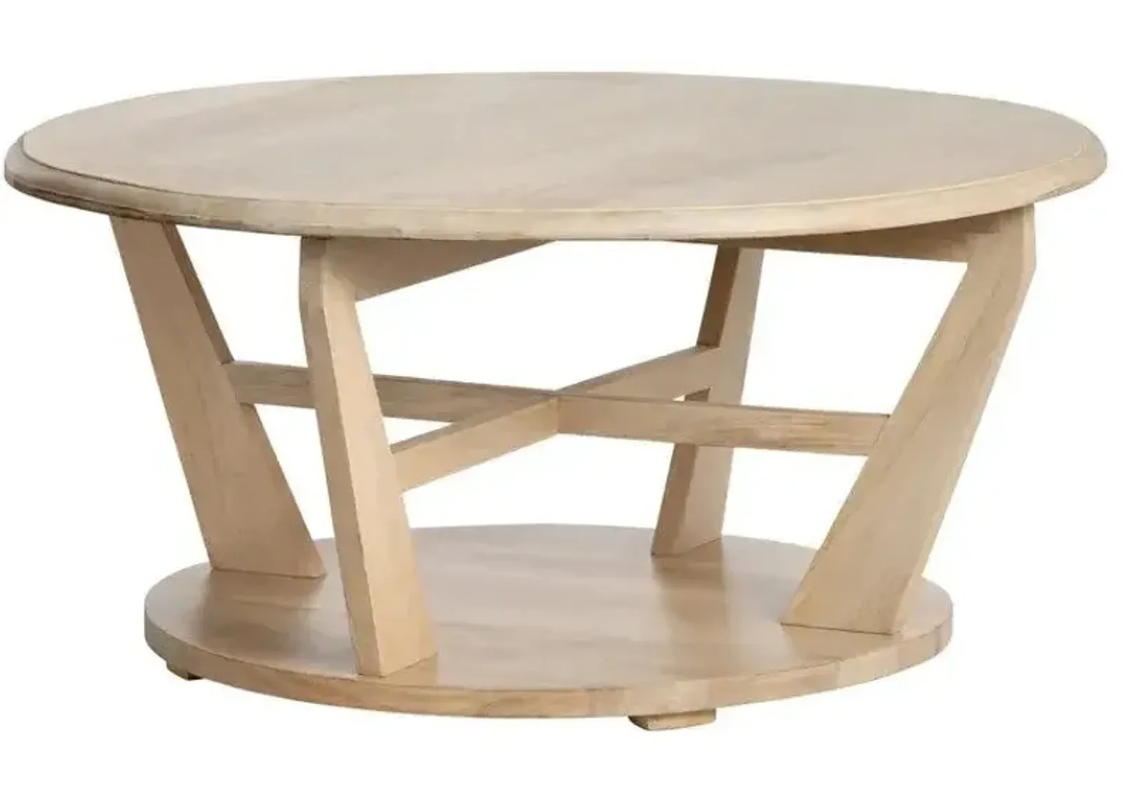 Crestview Collection Roswell Stained Cocktail Table