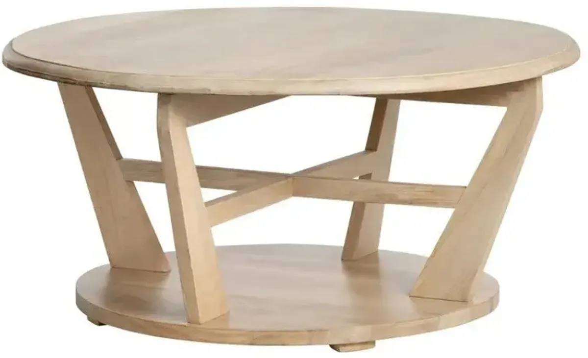 Crestview Collection Roswell Stained Cocktail Table