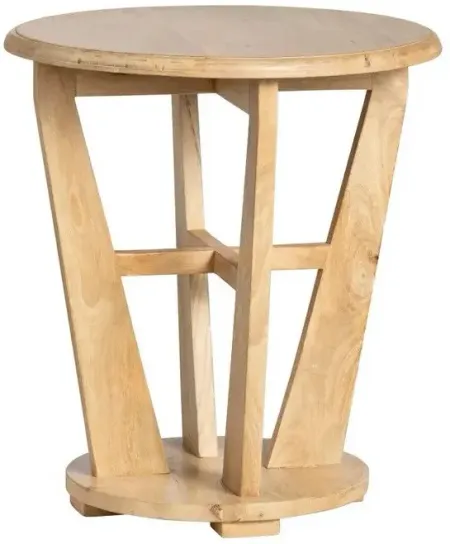 Crestview Collection Roswell Stained End Table