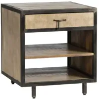 Crestview Collection Campbell Black/Brown End Table