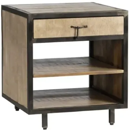 Crestview Collection Campbell Black/Brown End Table