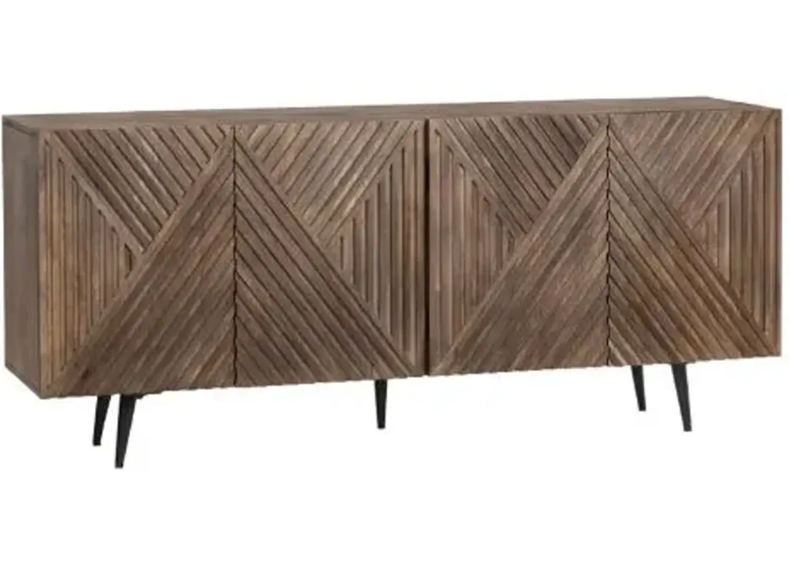 Crestview Collection Catalina Brown Sideboard