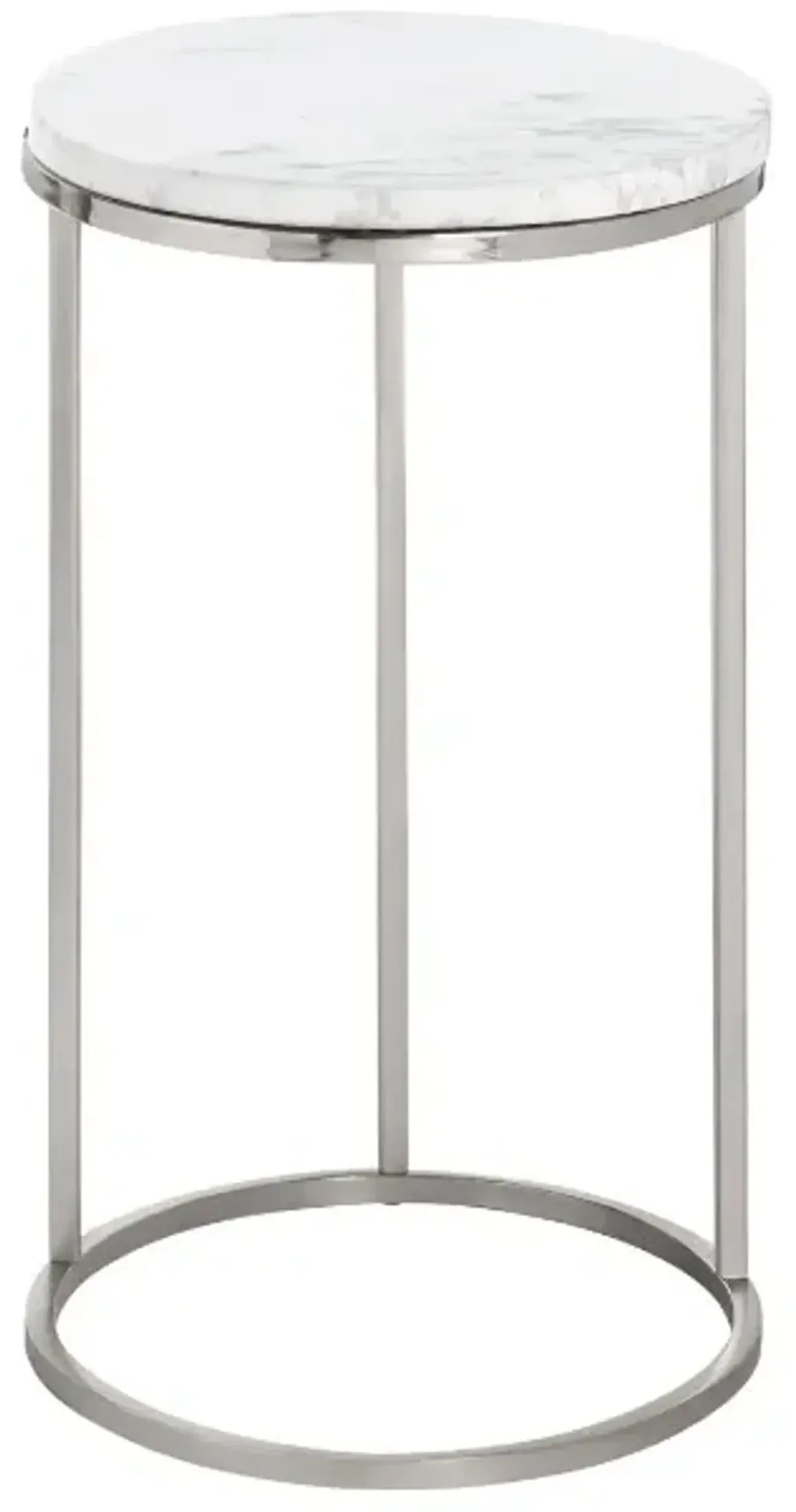 Crestview Collection Cellini Silver C-Table