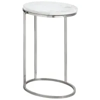 Crestview Collection Cellini Silver C-Table