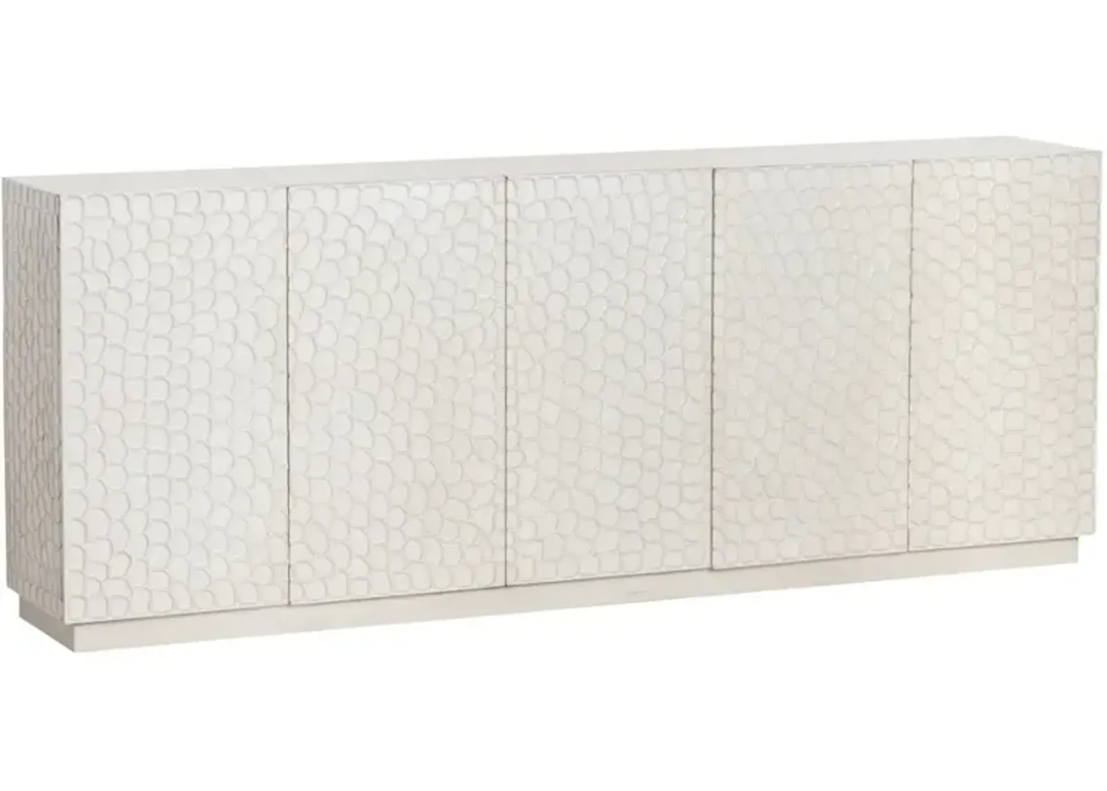 Crestview Collection Malibu White Sideboard