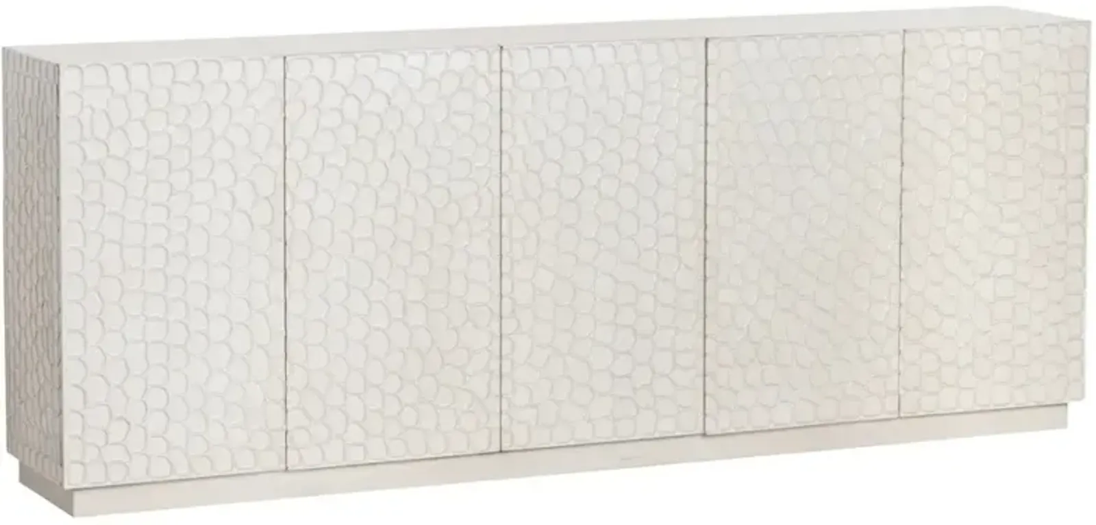 Crestview Collection Malibu White Sideboard