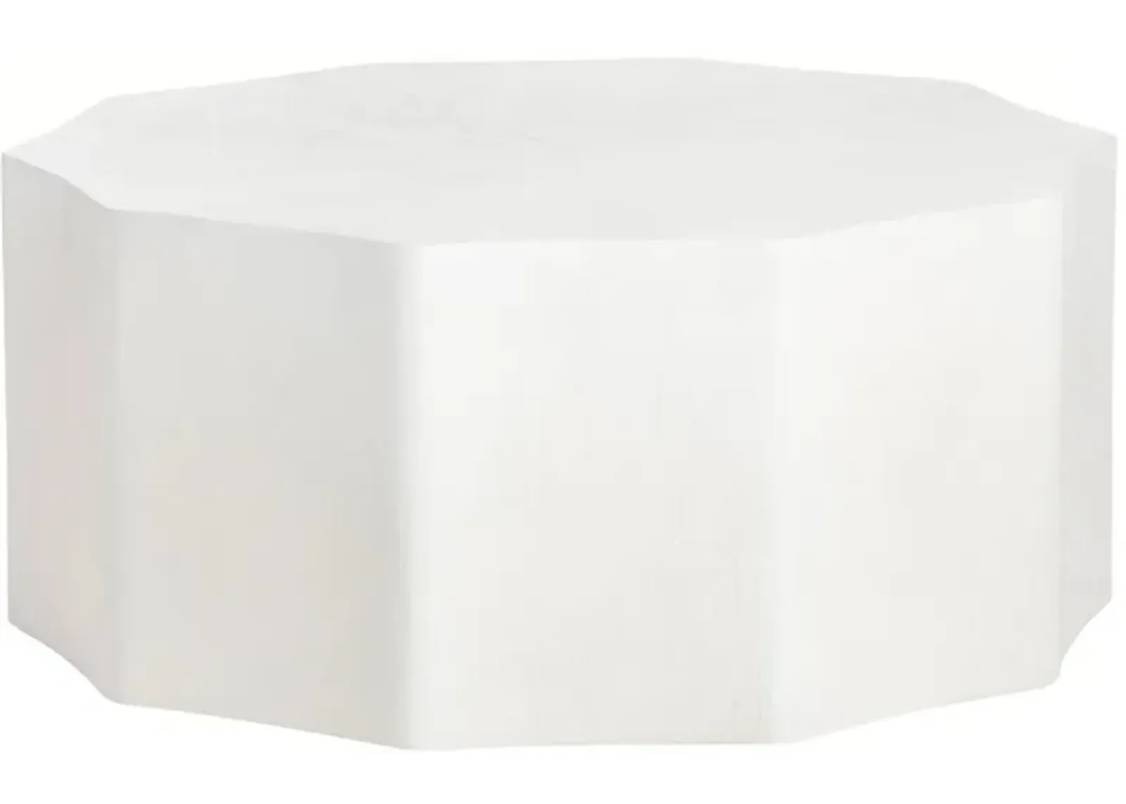 Crestview Collection Caspian White Cocktail Table