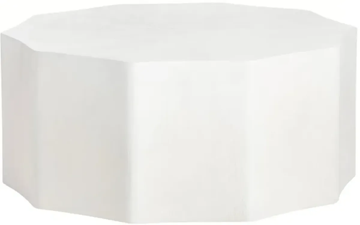 Crestview Collection Caspian White Cocktail Table