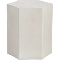 Crestview Collection Caspian White End Table