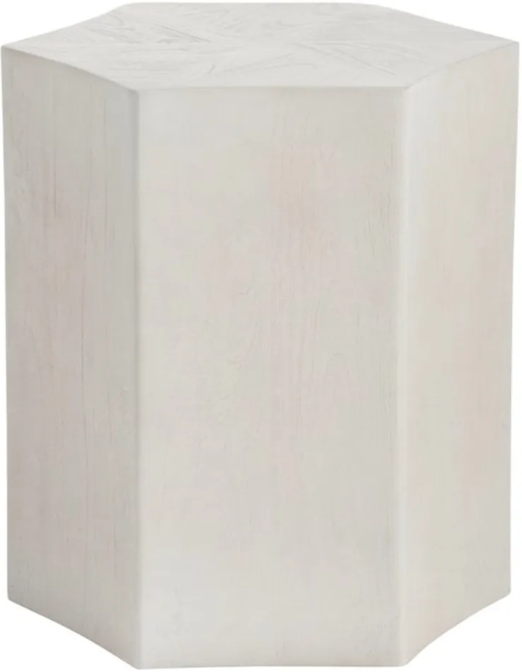Crestview Collection Caspian White End Table