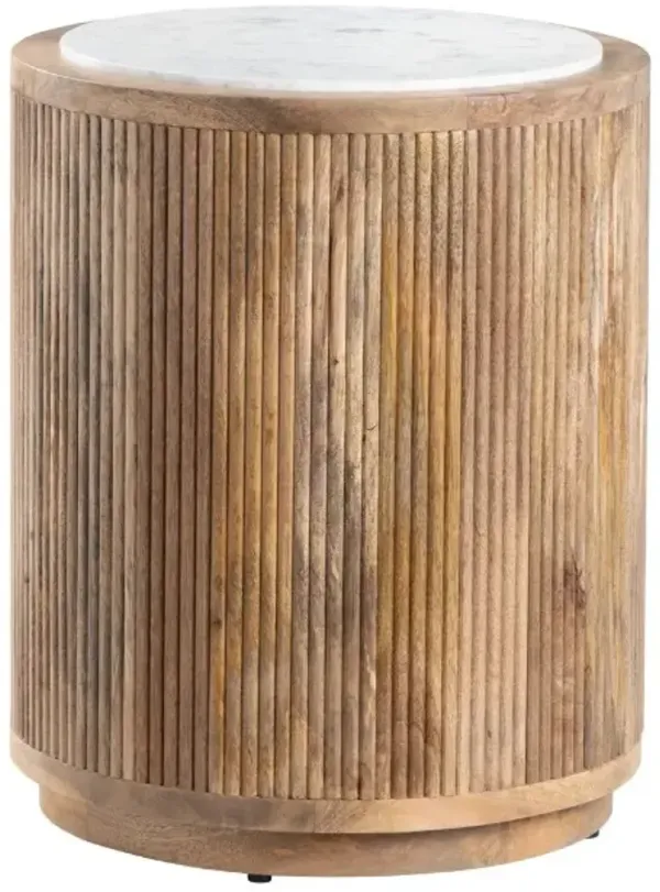 Crestview Collection Santorini Brown End Table