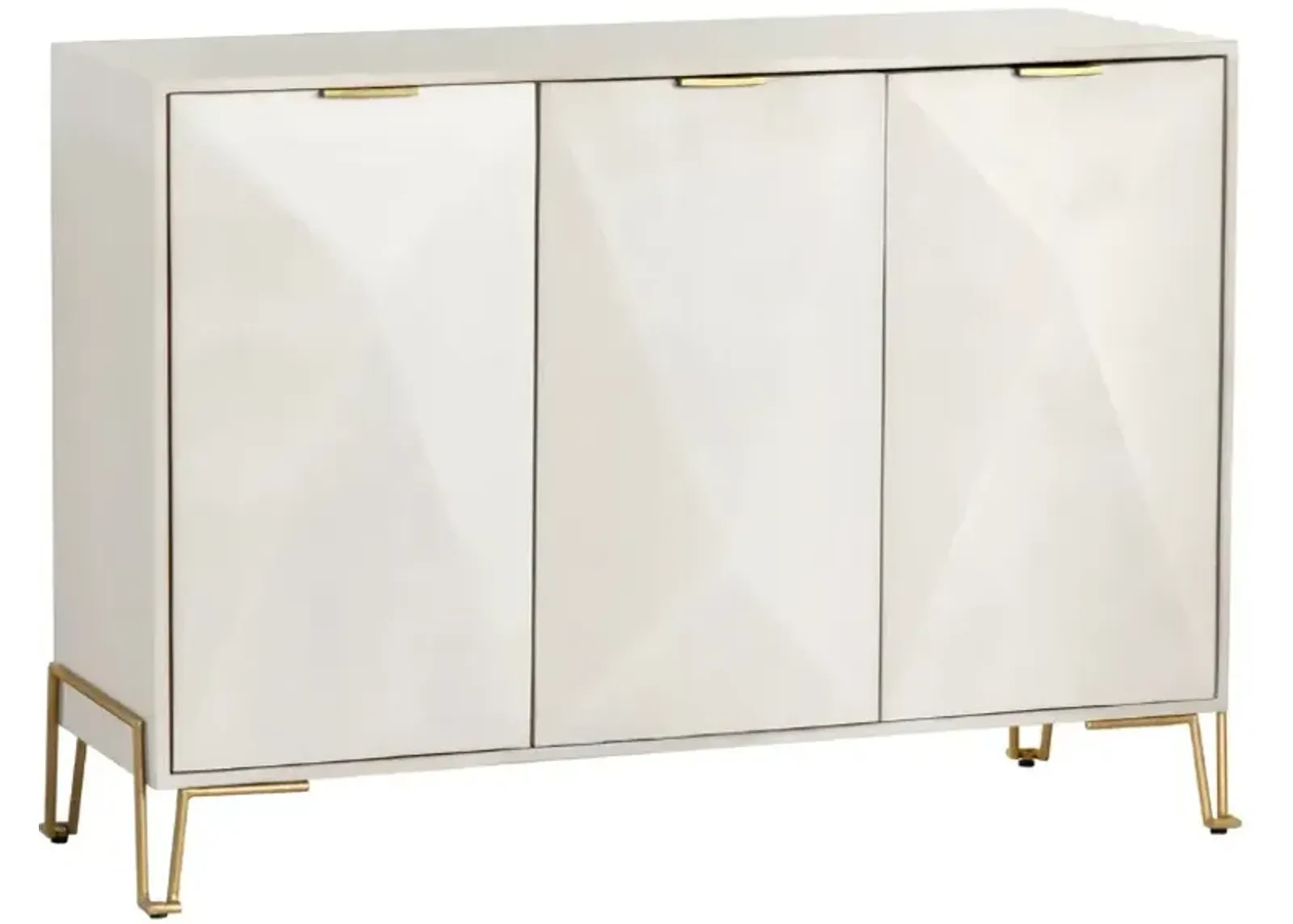 Crestview Collection Teagan White Sideboard