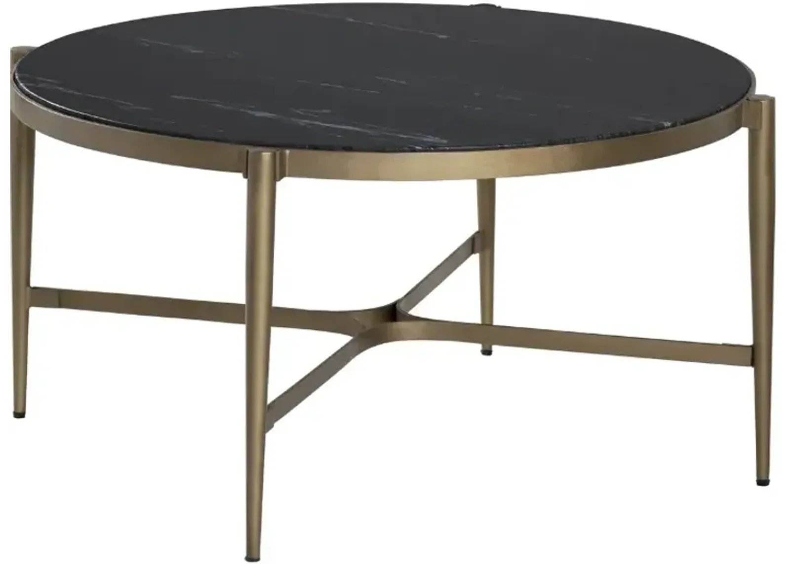 Crestview Collection Xander Gold Cocktail Table