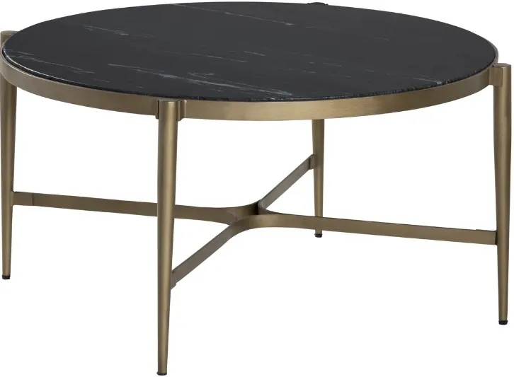 Crestview Collection Xander Gold Cocktail Table