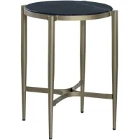 Crestview Collection Xander Gold End Table