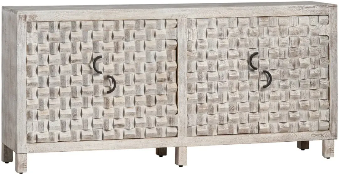 Crestview Collection Quincy White Sideboard