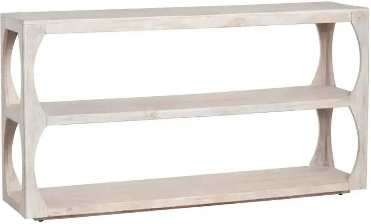 Crestview Collection Apollo White Console Table