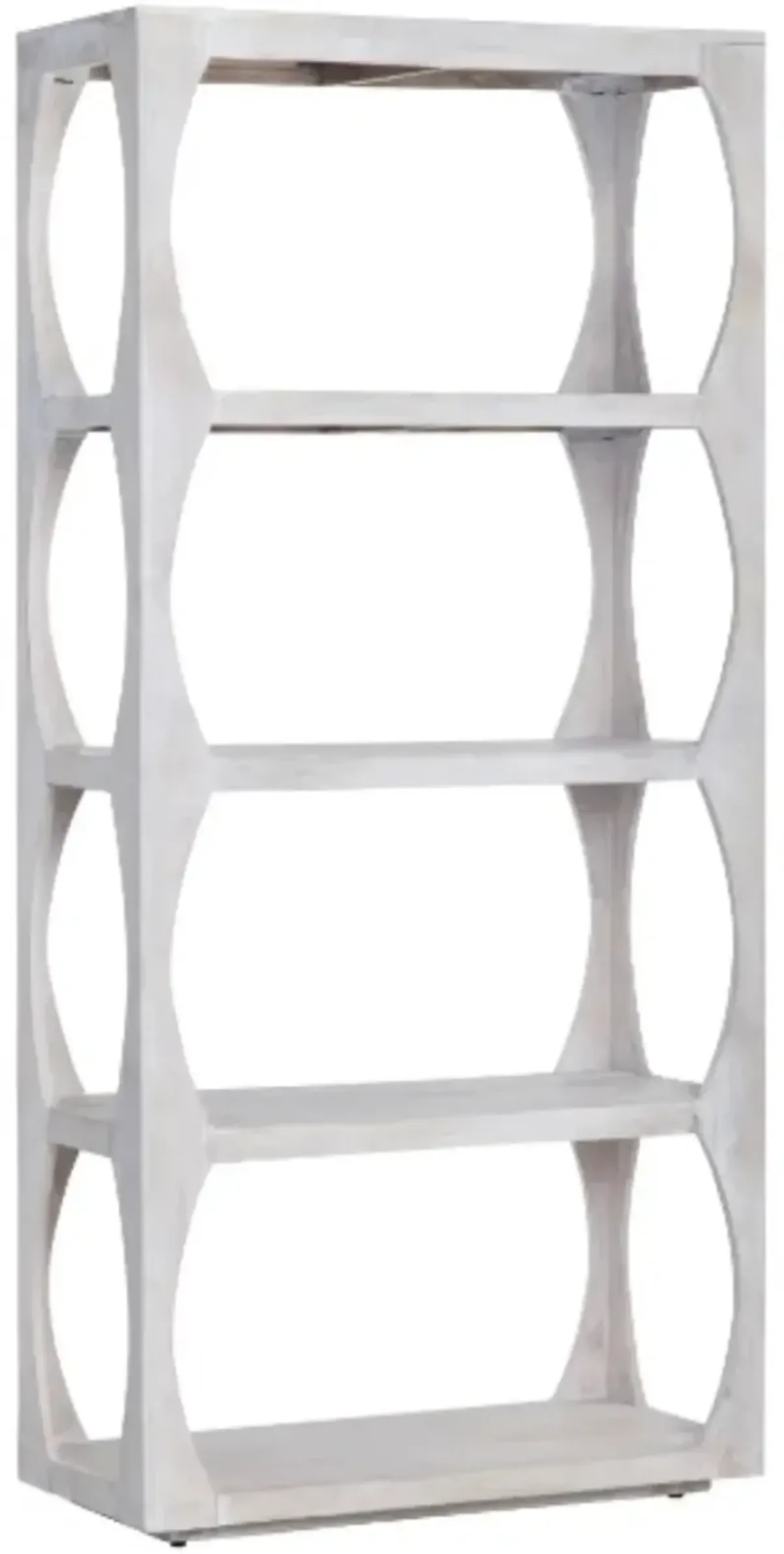 Crestview Collection Apollo White Etagere