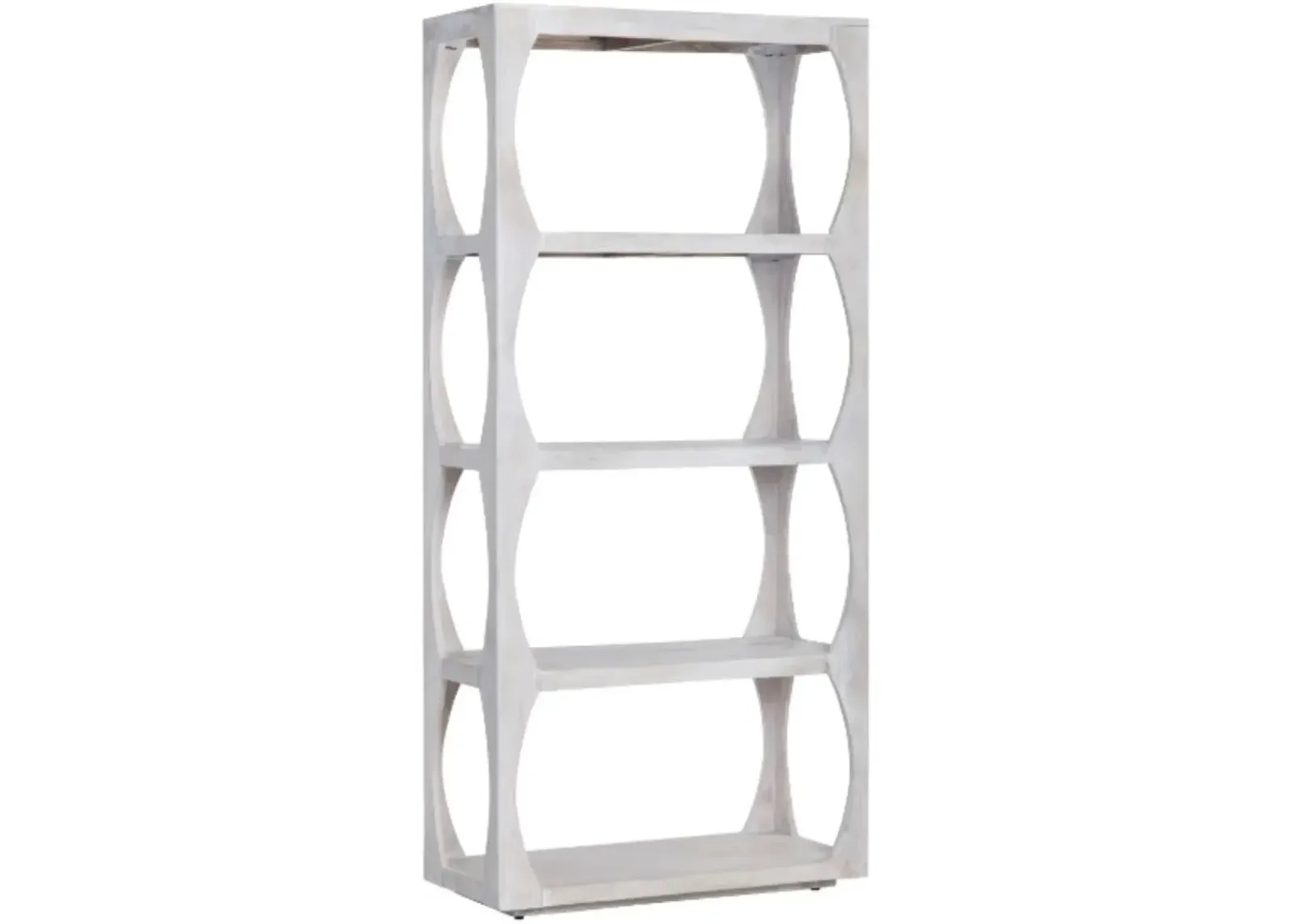 Crestview Collection Apollo White Etagere